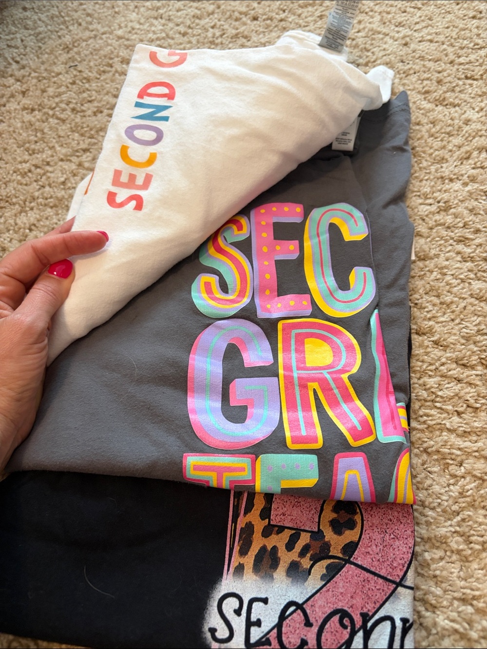 Second grade teacher tees! - Picture 2 of 3